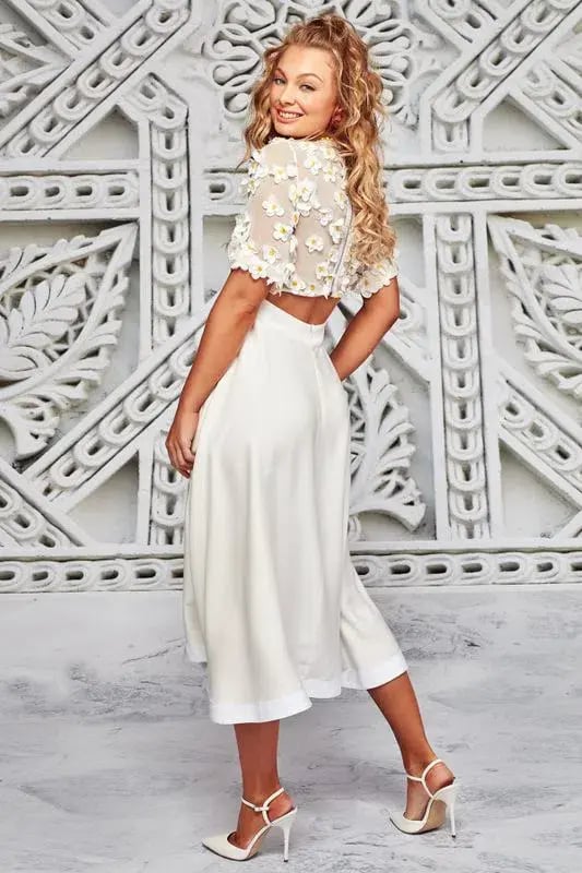 Trelise Cooper White Dance With Somebody Dress Size 8 photo 3