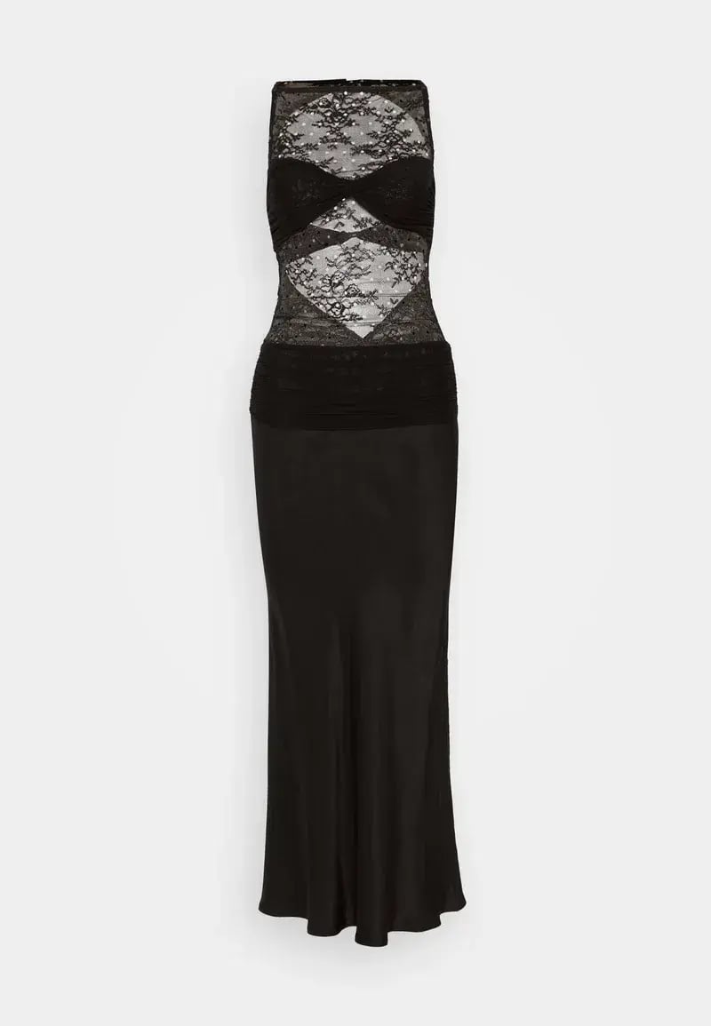 Bec and Bridge Pfeiffer Maxi Dress Black Size 6 photo 5