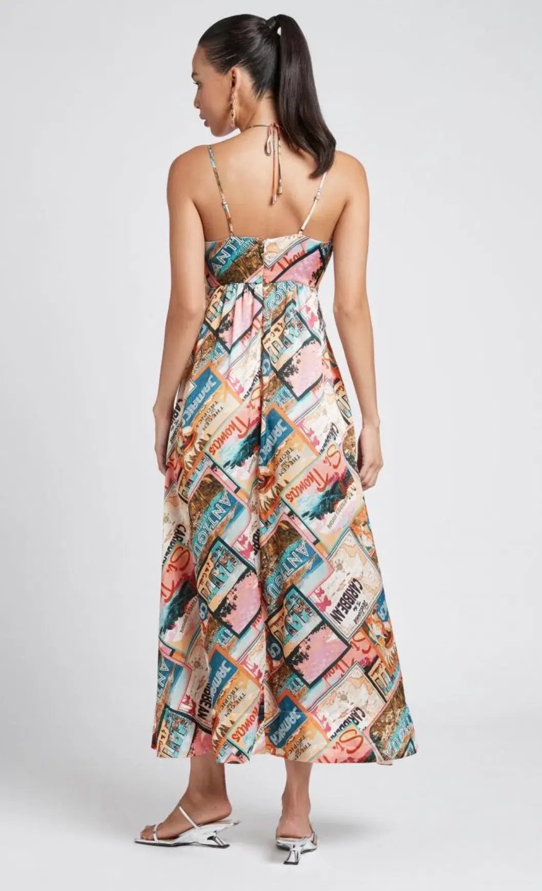 Sheike Caribbean Queen Dress Print Size 10 photo 3
