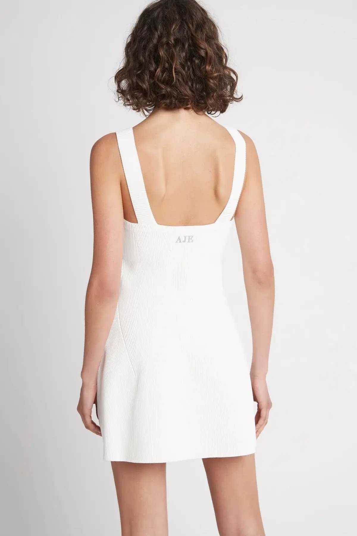 AJE Casa Mini Knit Dress Ivory Size 6 photo 4