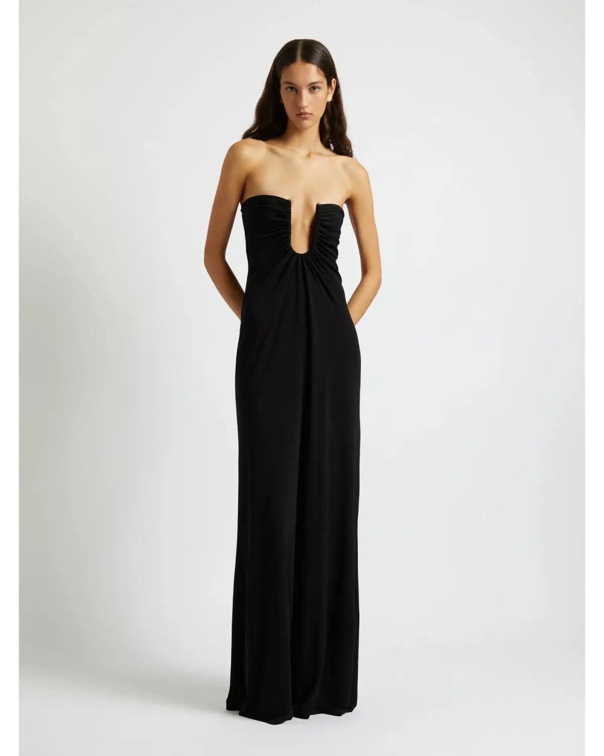 Christopher Esber Arced Gown Black Size AU 6 photo 2