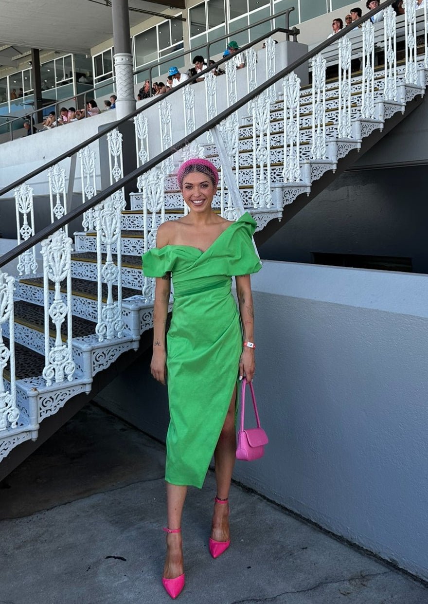 Rachel Gilbert Gia Dress, Green photo 2