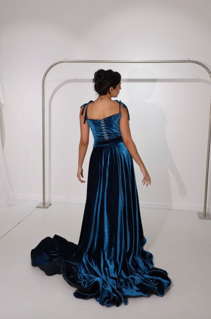 MAJESTY VELVET BY WALONE TURQUOISE photo 7
