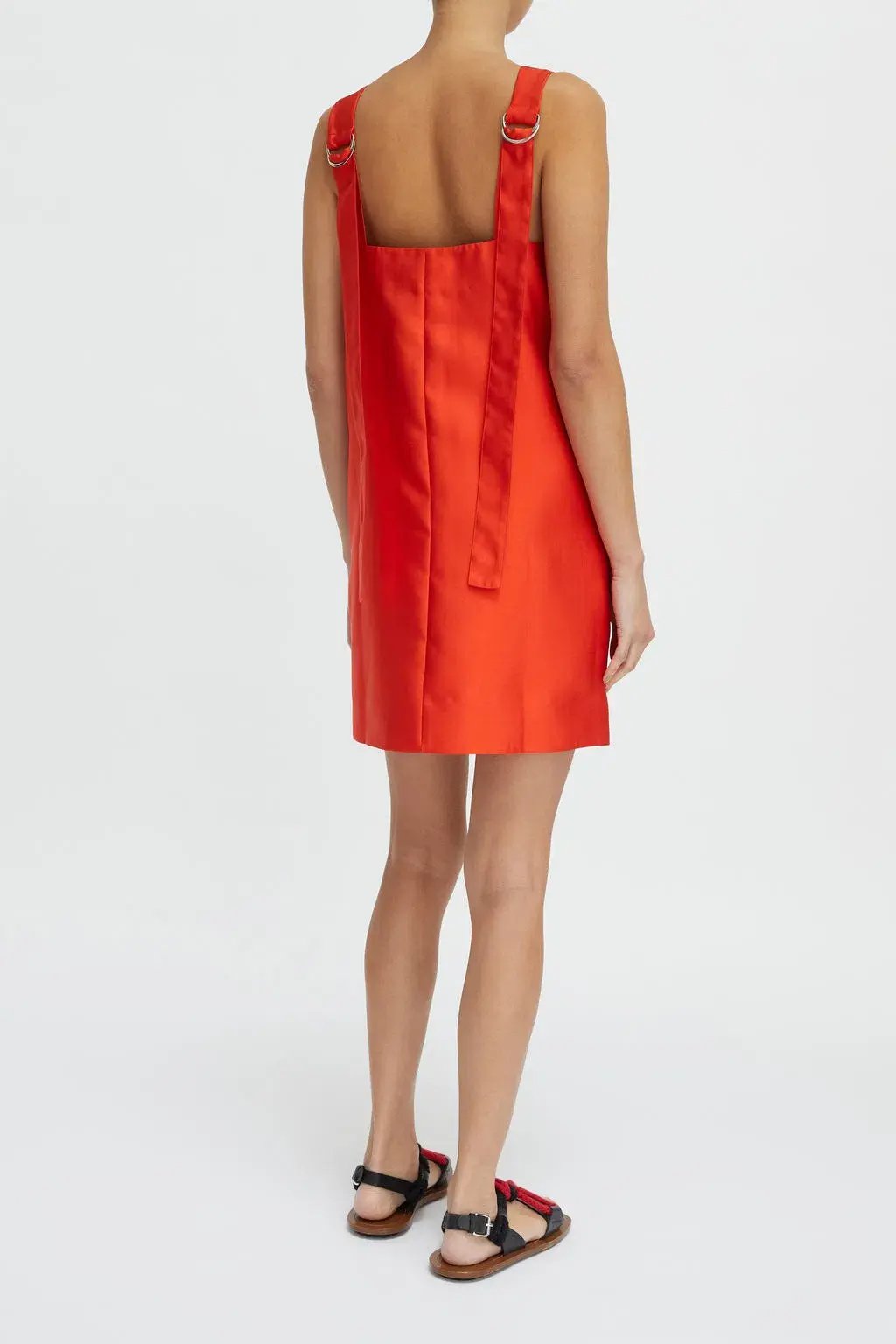 Lee Mathews Penny Mini Dress Crimson Size 12 photo 2
