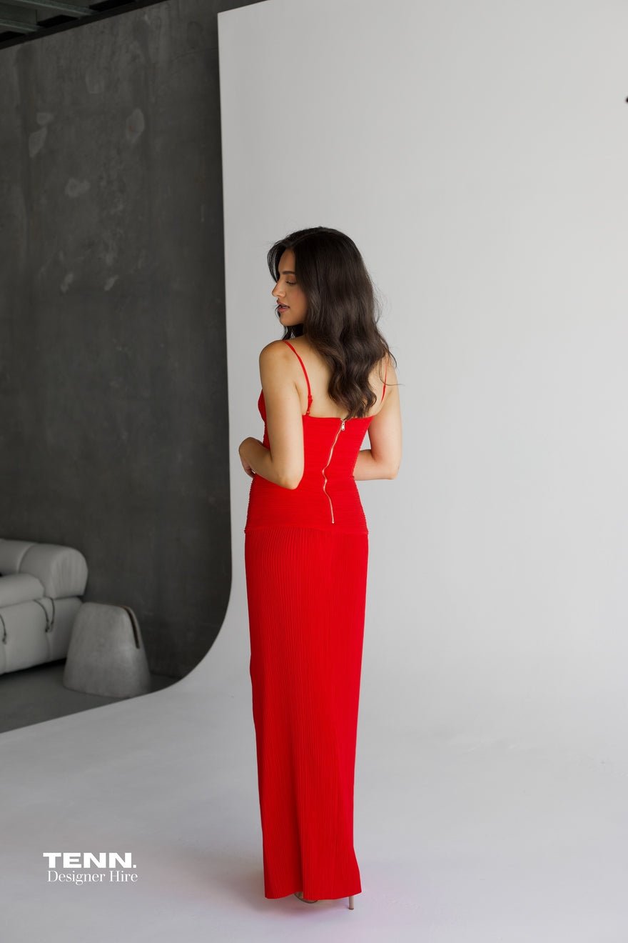 Manning Cartell Double Time Pleat Dress - Red photo 2