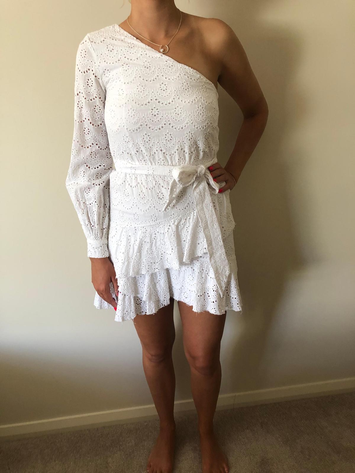 By Nicola The Eve Mini Dress White Size 8 photo 6