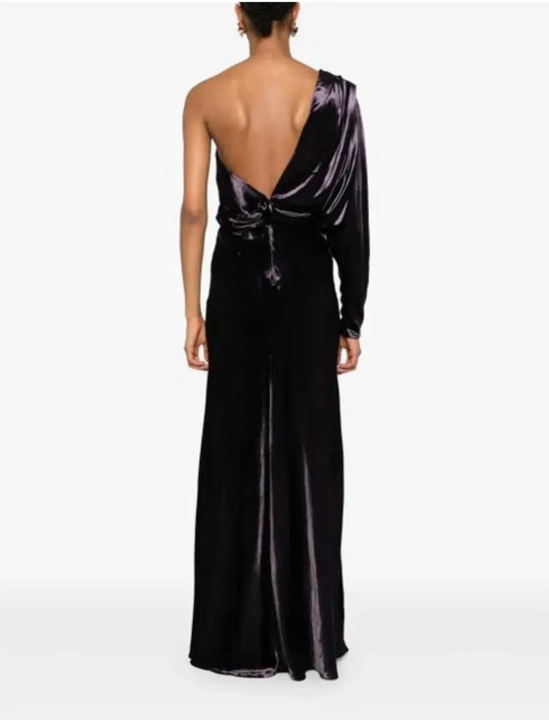 Zimmermann Illustration Asymmetric Gown Maxi Aubergine Size AU 12 photo 2