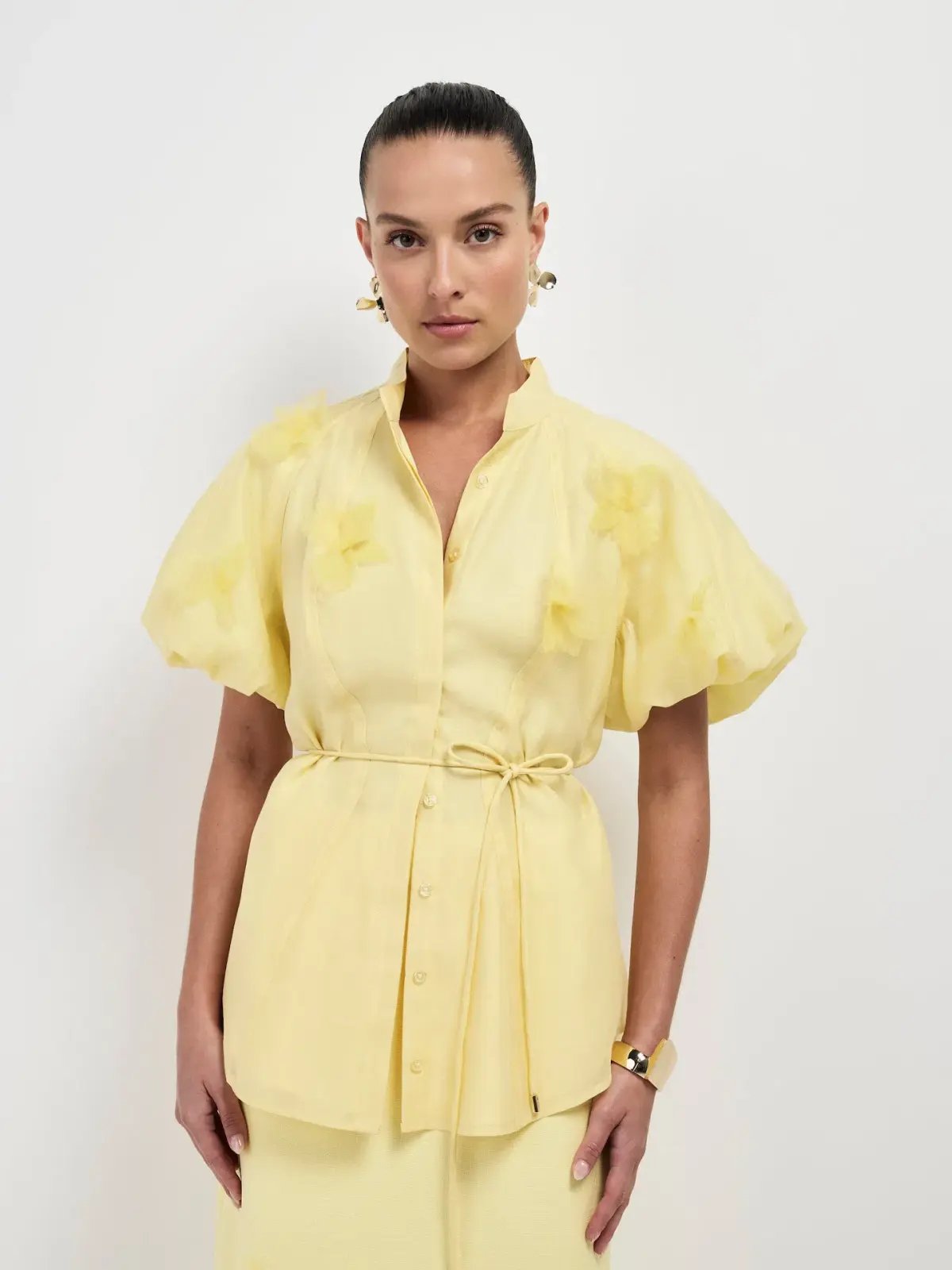 Sheike Rose Garden Shirt and Skirt Set Size 8 photo 2