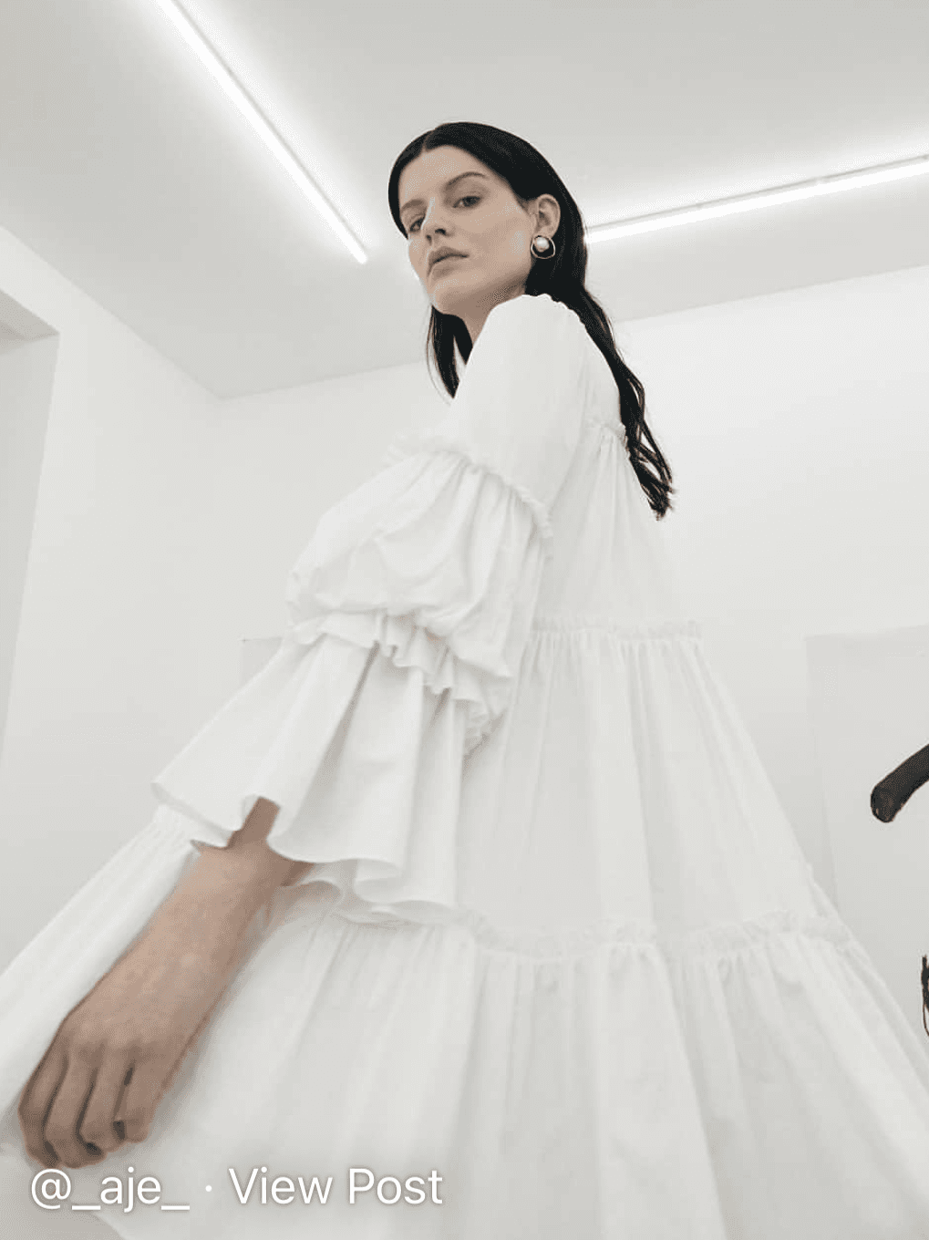 Aje L Espirit Mini Dress White Size 10 photo 2