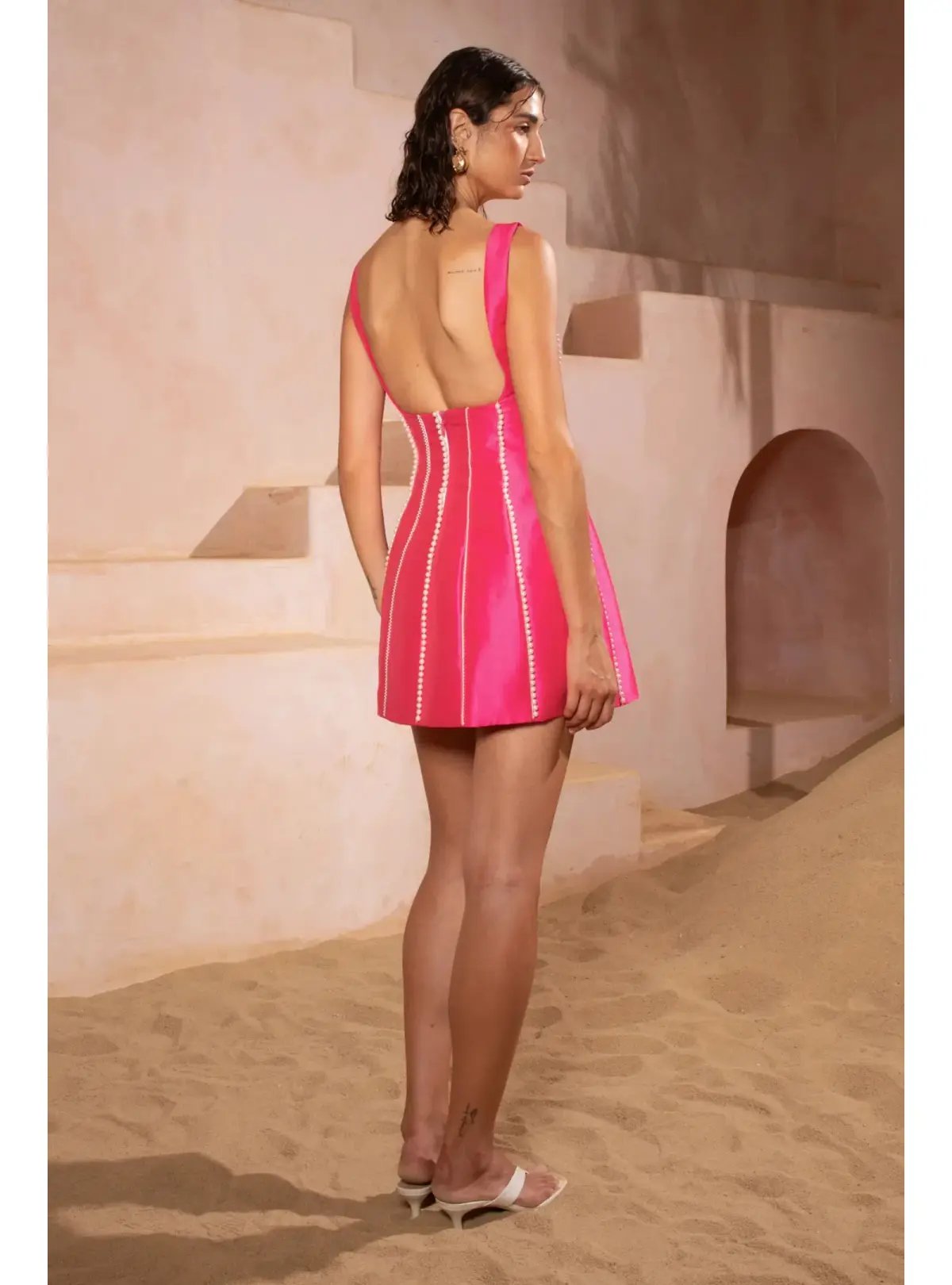 Eliya The Label Tahiti Dress Pink Size AU 6 photo 3