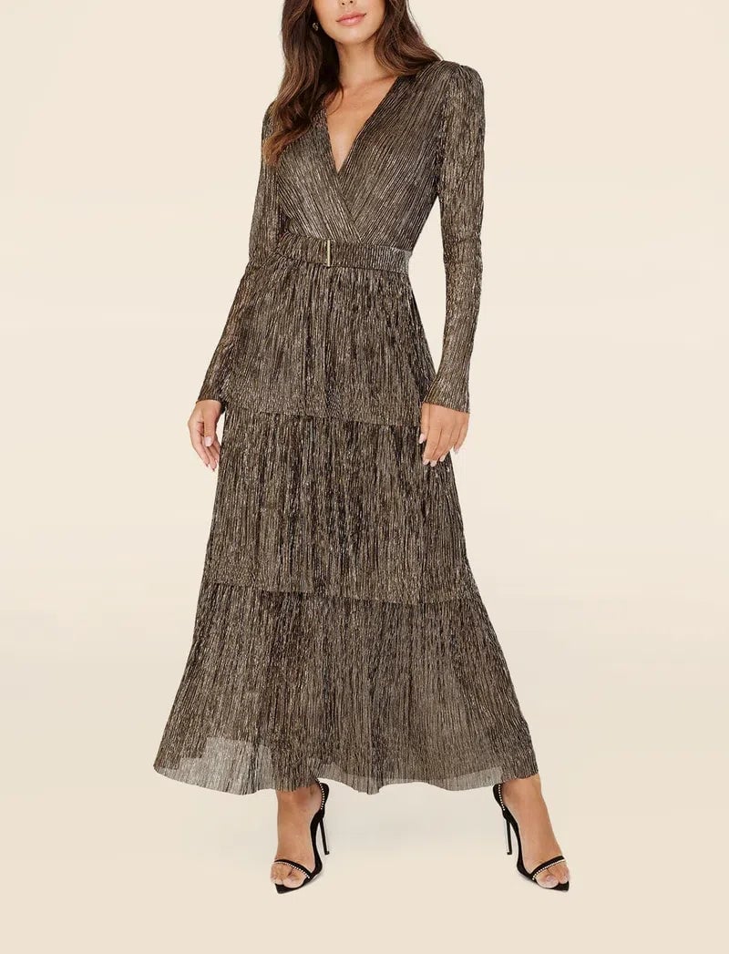 Sheike All That Sparkles Dress - Bronze photo 3