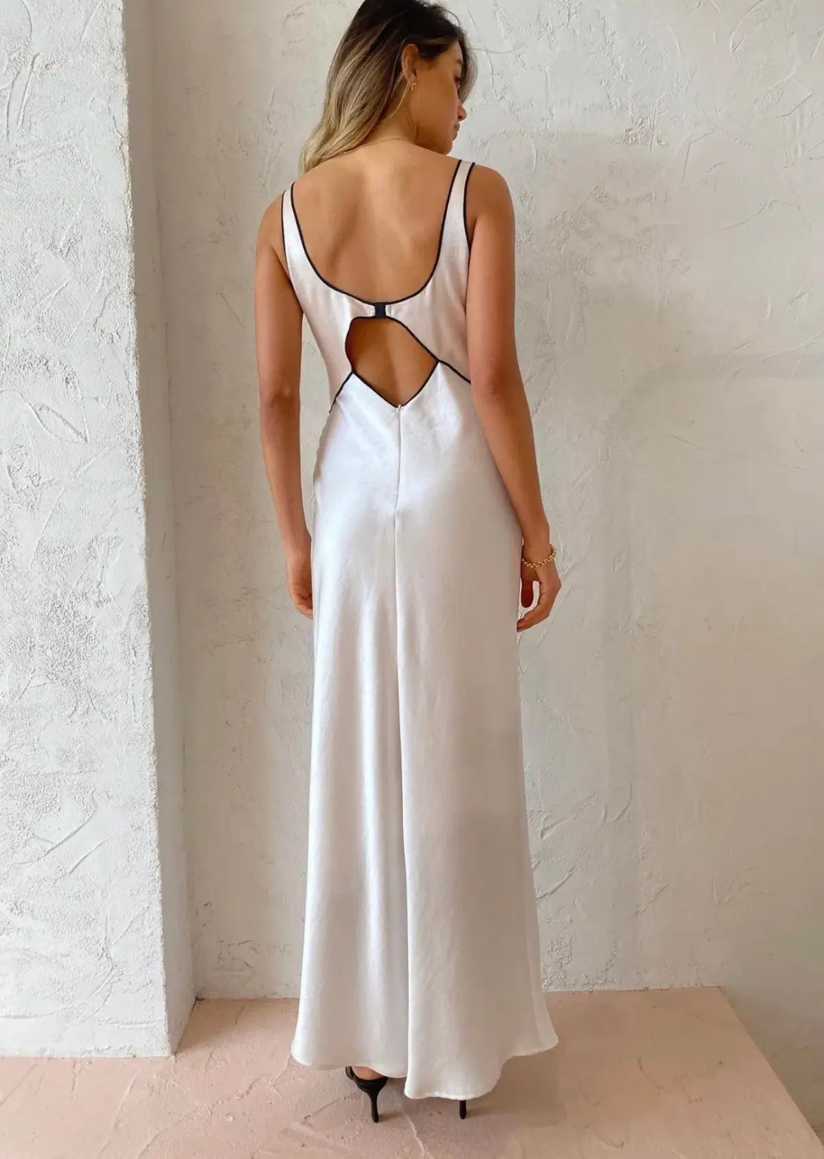 Bec & Bridge Sandy Maxi Dress Ivory Size 8 photo 3