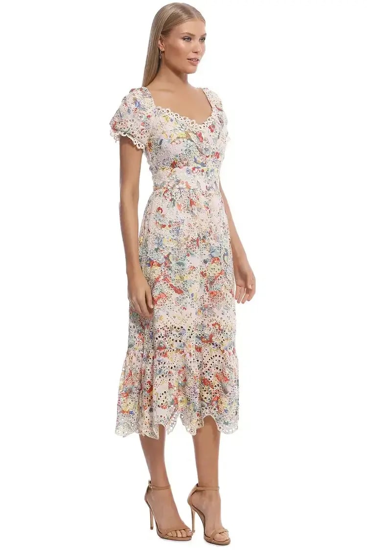 Elliatt Faith Midi Dress Floral Size 12 photo 2