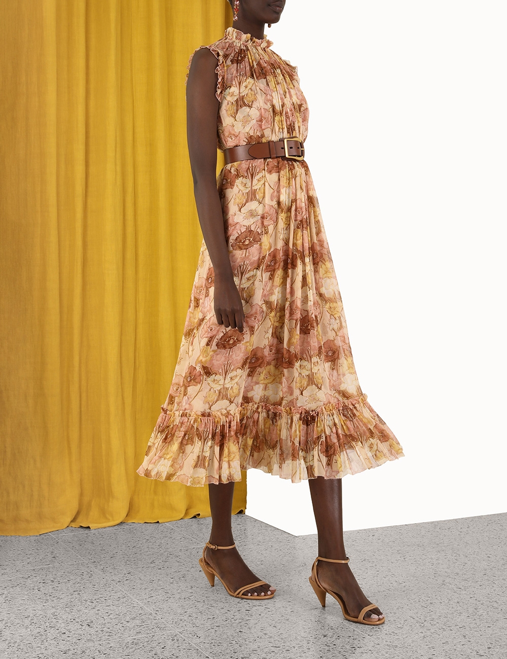 ZIMMERMANN TEMPO FLUTTER MIDI DRESS photo 8