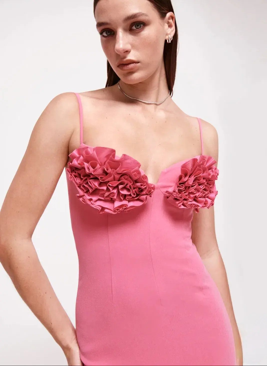 Rachel Gilbert Margot Mini Dress Pink Size 4/AU14 photo 4