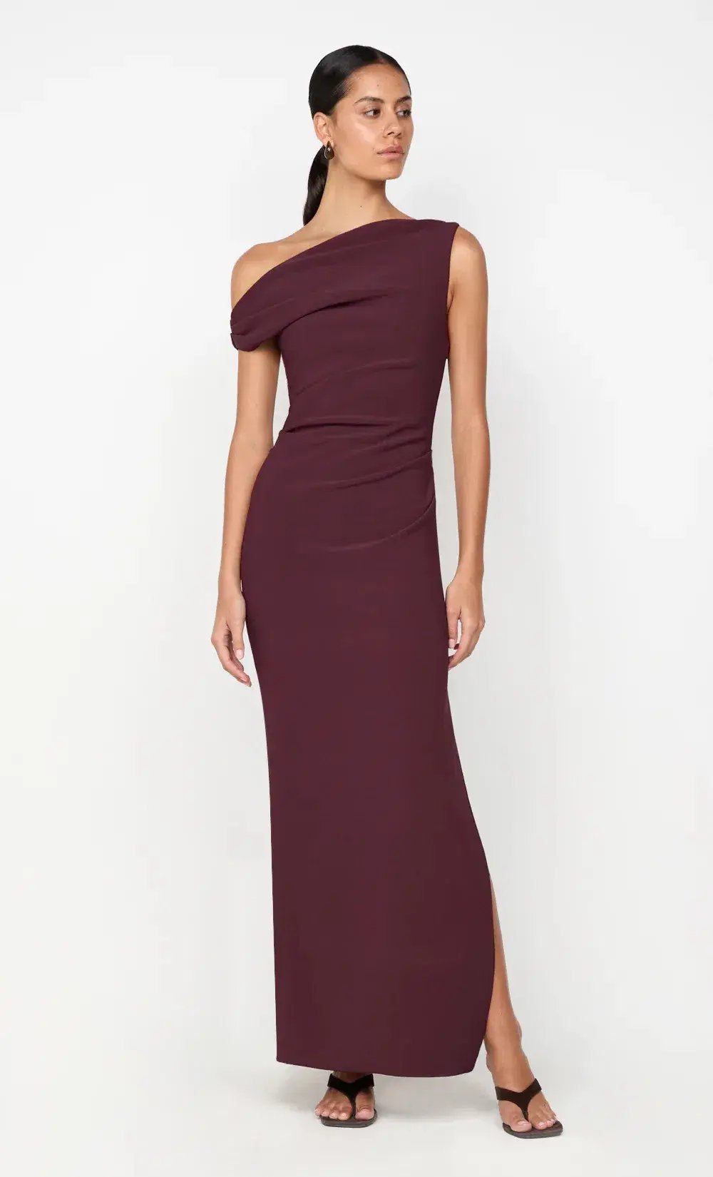 BEC & BRIDGE LEORA ASYM MAXI DRESS / PLUM / SIZE 12 photo 5