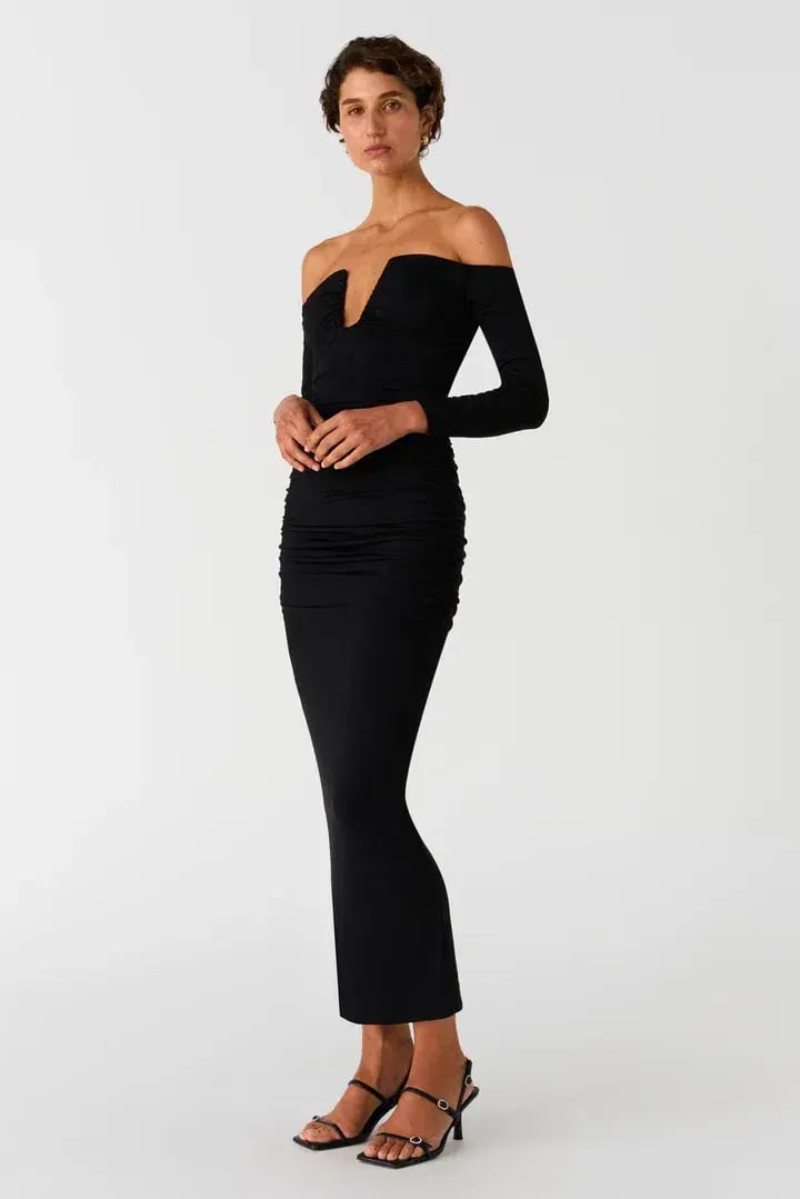 Misha Raelynn Dress Black Size 12 photo 2