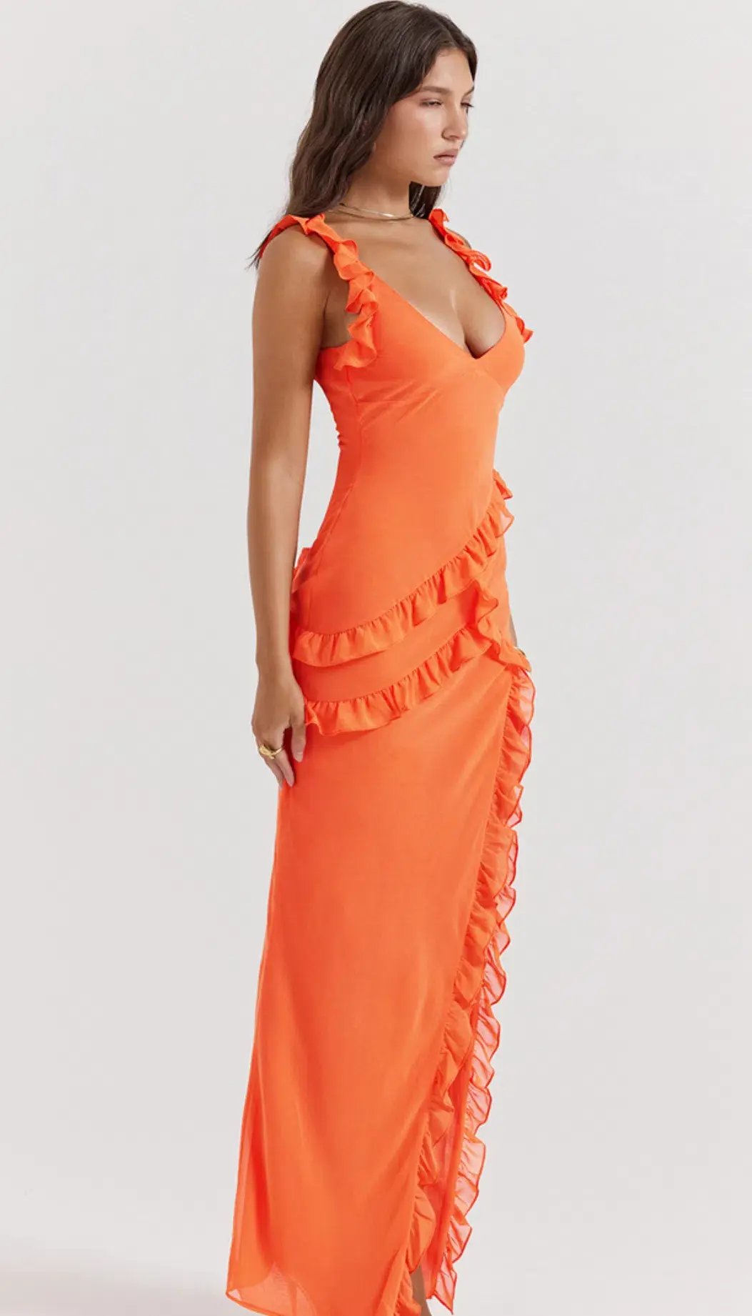 House of CB Pixie Dress - Orange photo 2