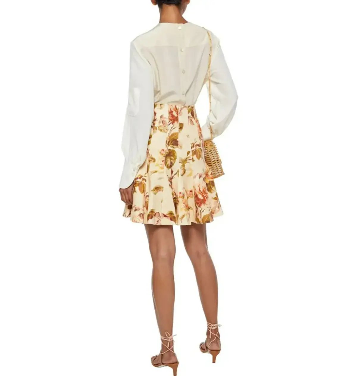 Zimmermann Resistance Flip Skirt Floral Size 0 / AU 8 photo 2