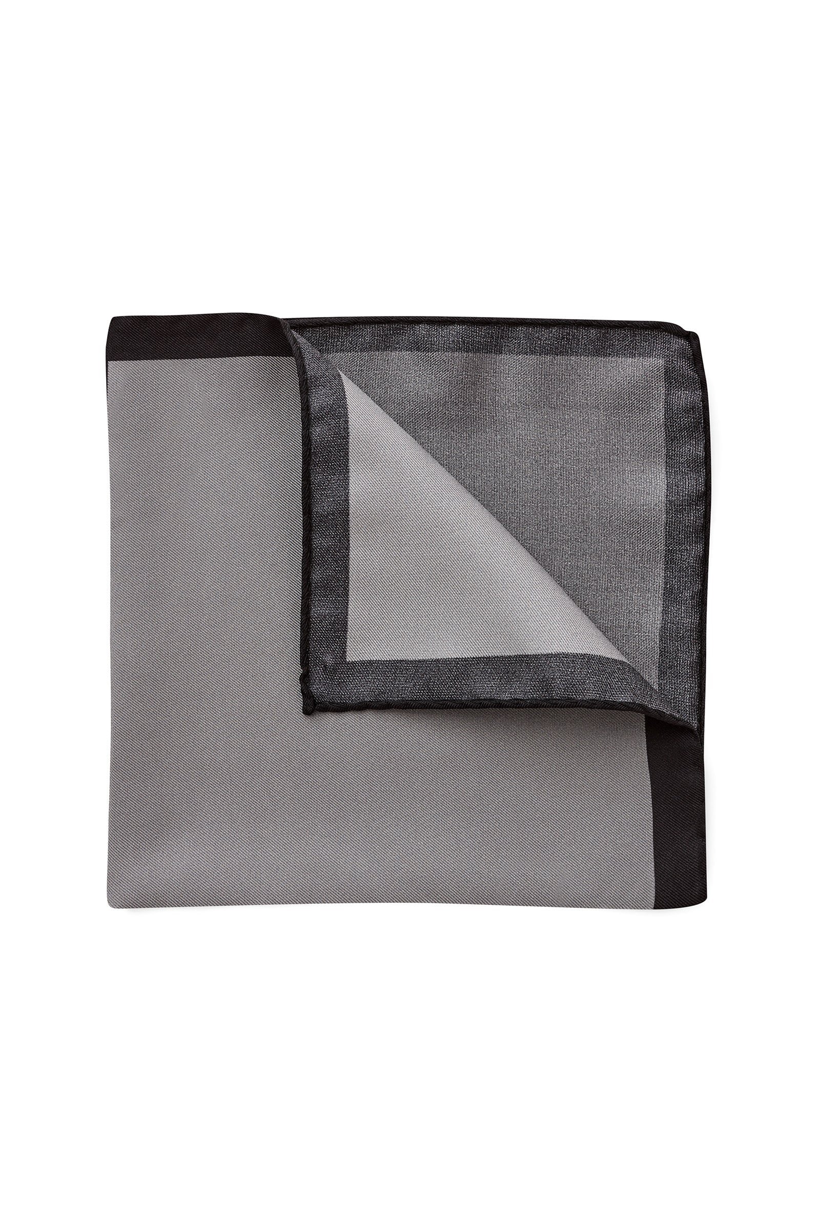 Joe Black Black Paisley 4 Fold Pocket Square photo 3