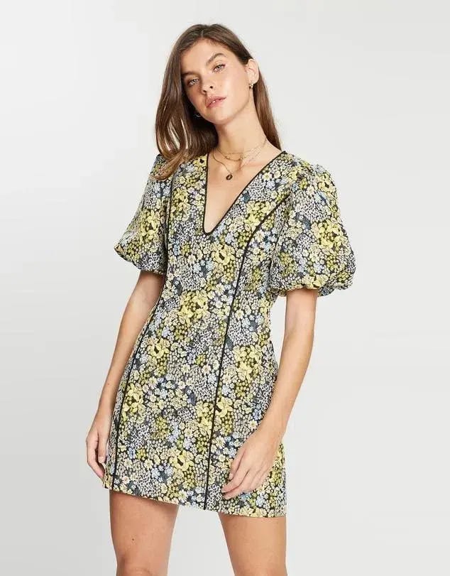 Elliatt Cuore Mini Dress Floral Size M photo 2