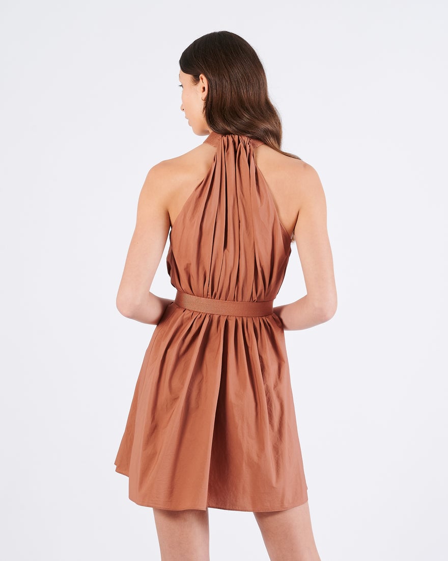 Scanlan Theodore Parachute Cotton Strapping Mini Dress photo 4