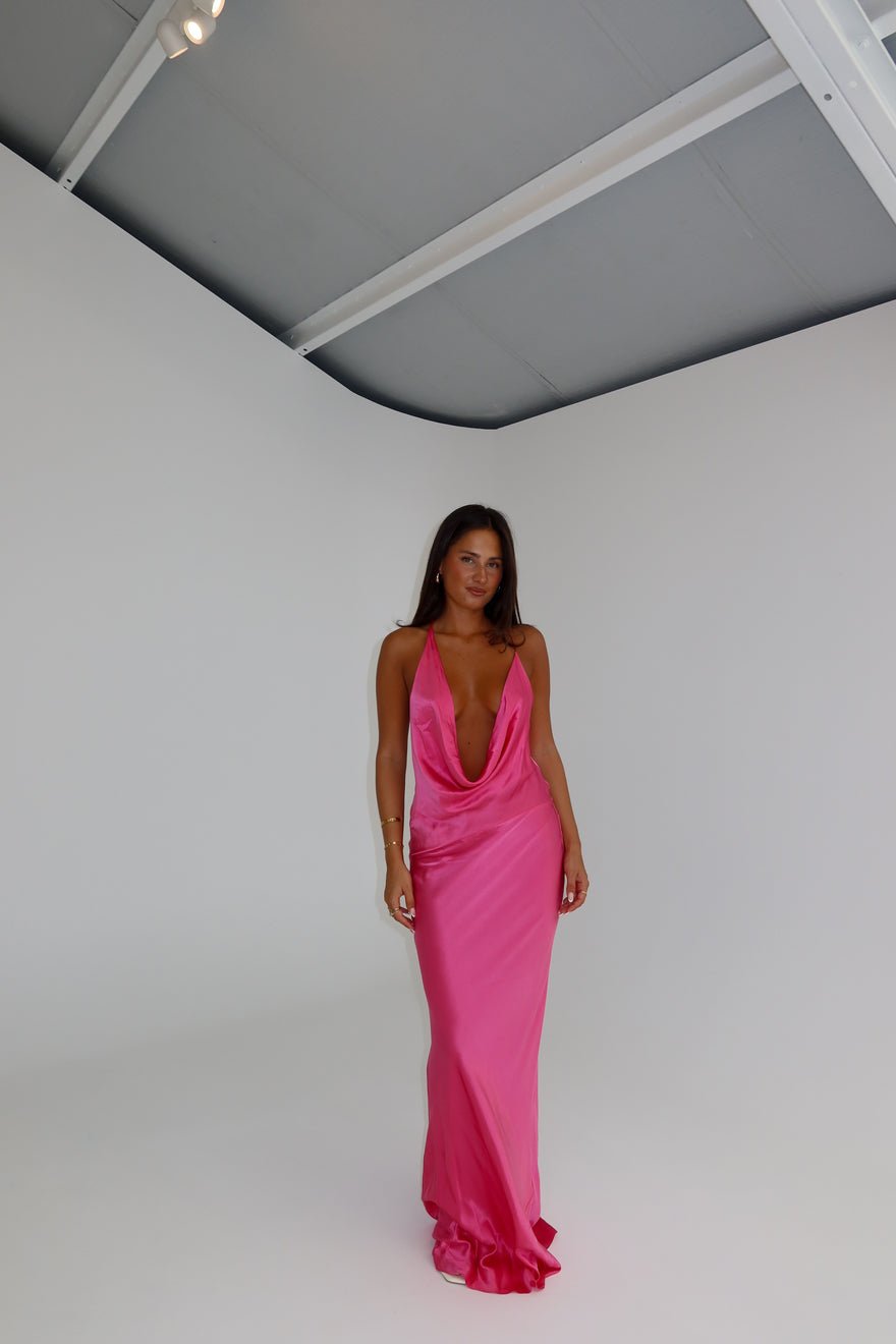 Natalie Rolt Gabi Gown Hot Pink photo 2