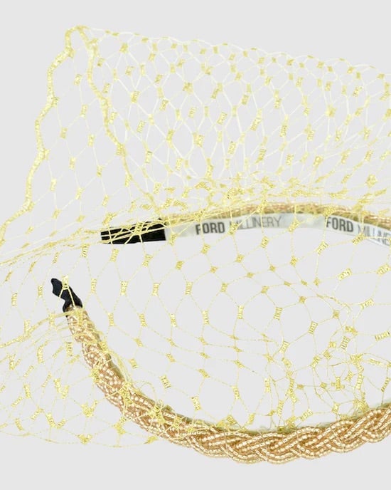 Ford Millinery Izzy Headband - Gold photo 2