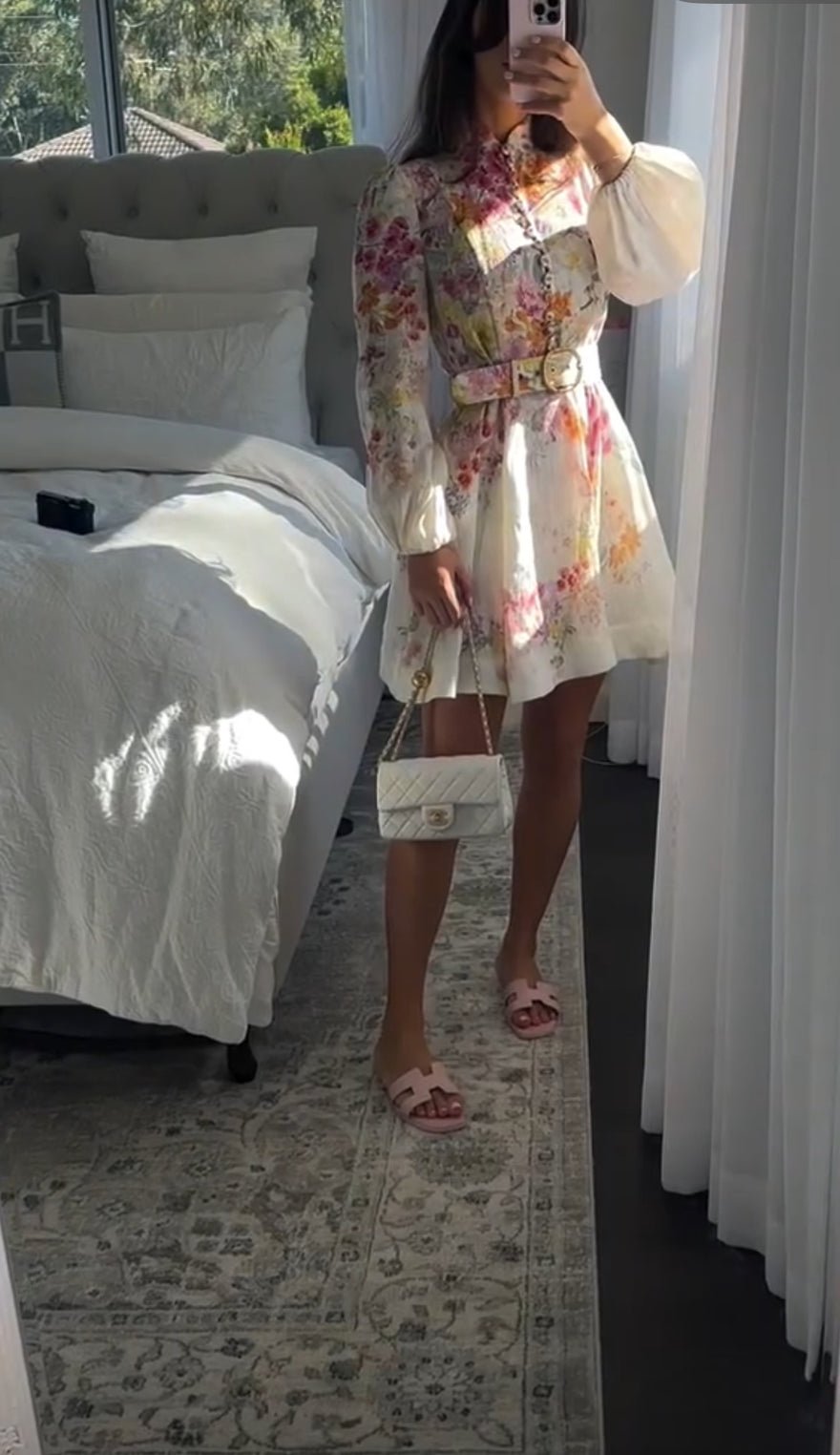 Zimmermann Natura Buttoned Mini Dress photo 4
