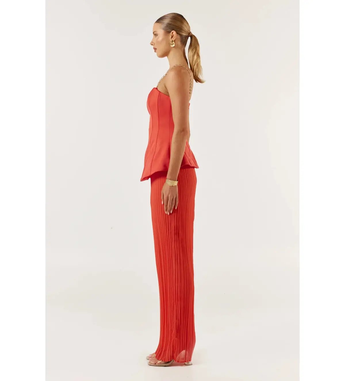 She is OLLÁ Marcelle Maxi Dress Red Size S/AU 8 photo 4