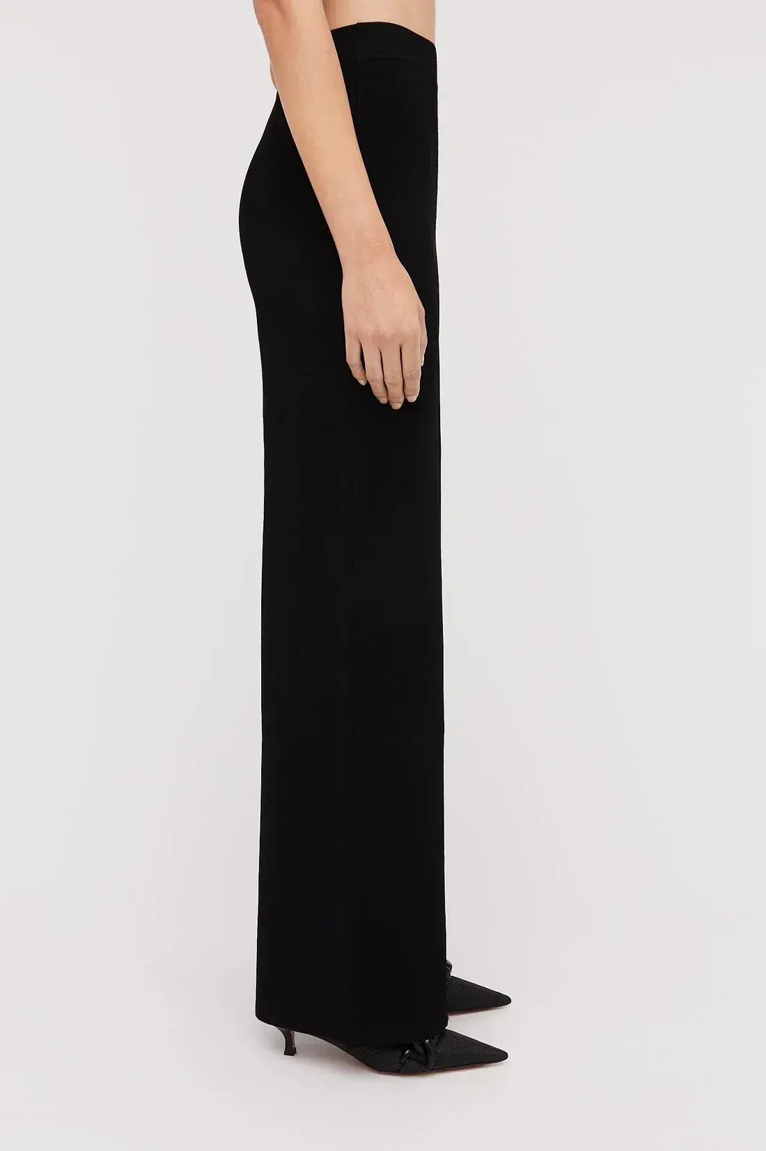 Scanlan Theodore Micro Crepe Trouser in Black in Size AU 10 photo 3