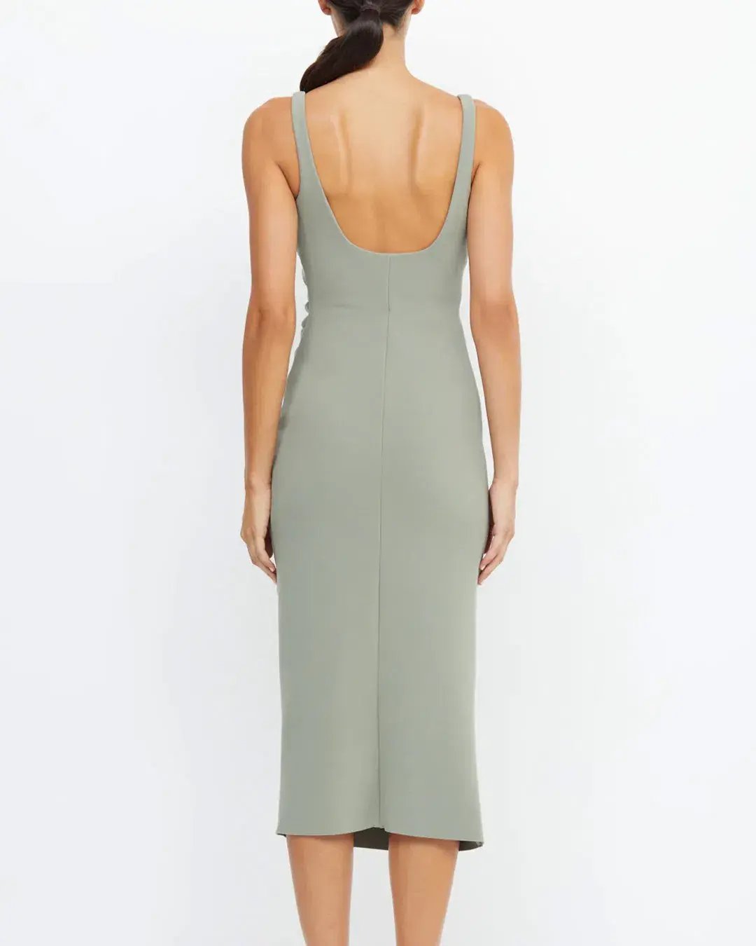 Bec & Bridge Be Mine Square Neck Dress Sage Size 10 photo 3