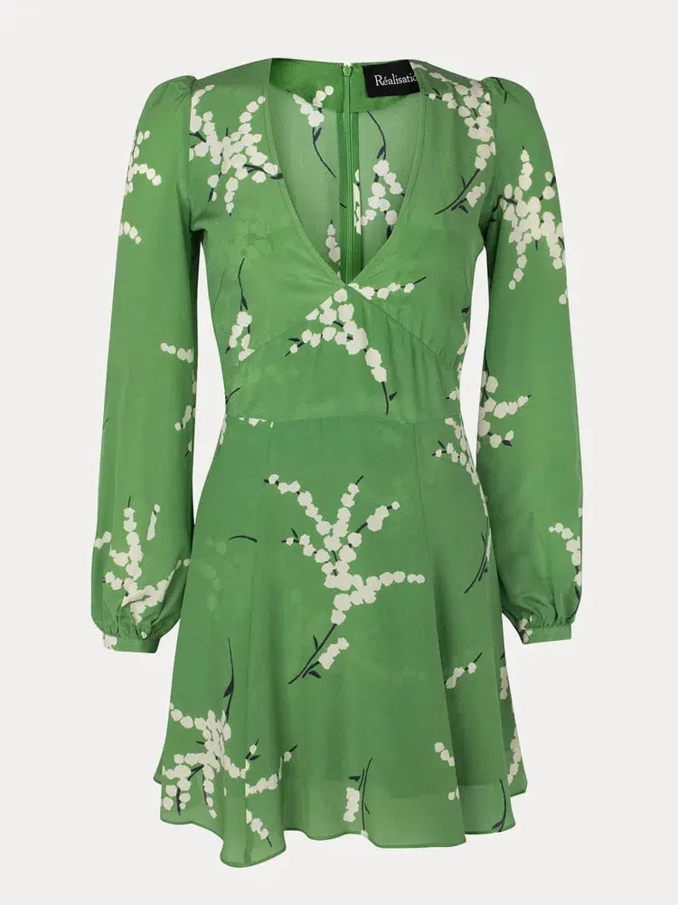 Realisation Par The Kate Dress Green Size 6 photo 4