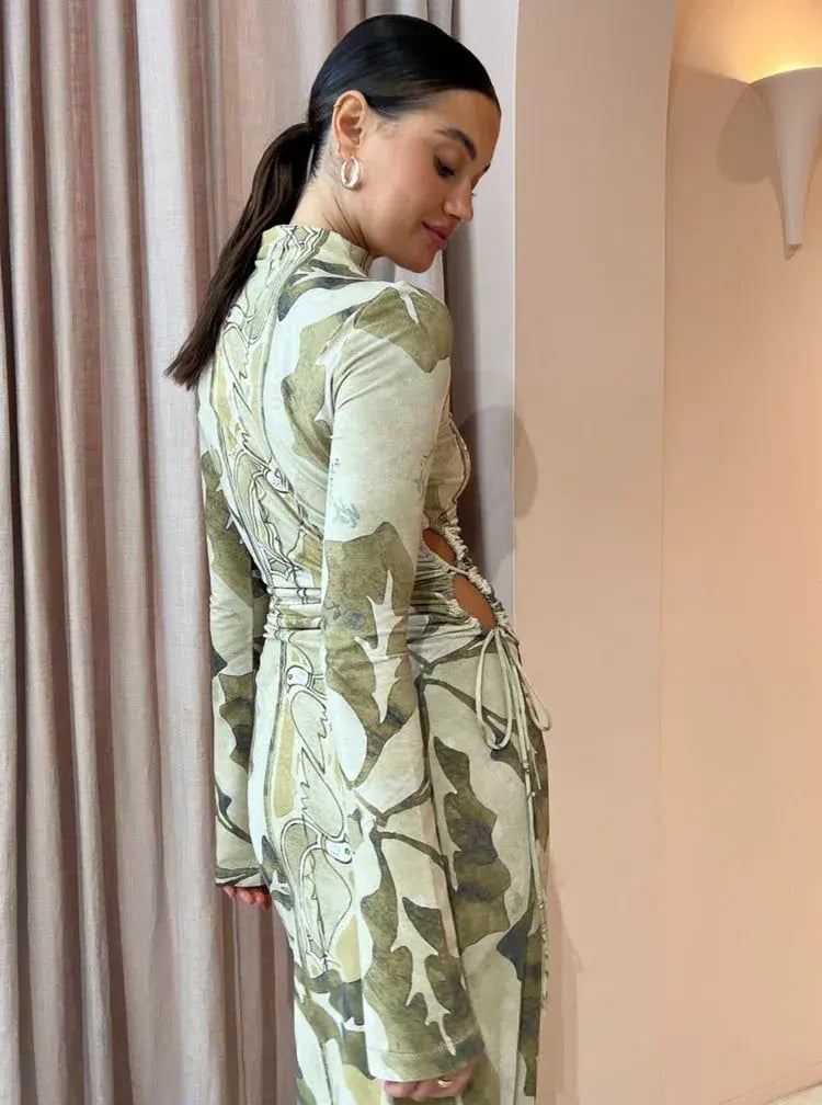 Camilla And Marc Khya Printed Midi Dress Size AU 12 photo 2