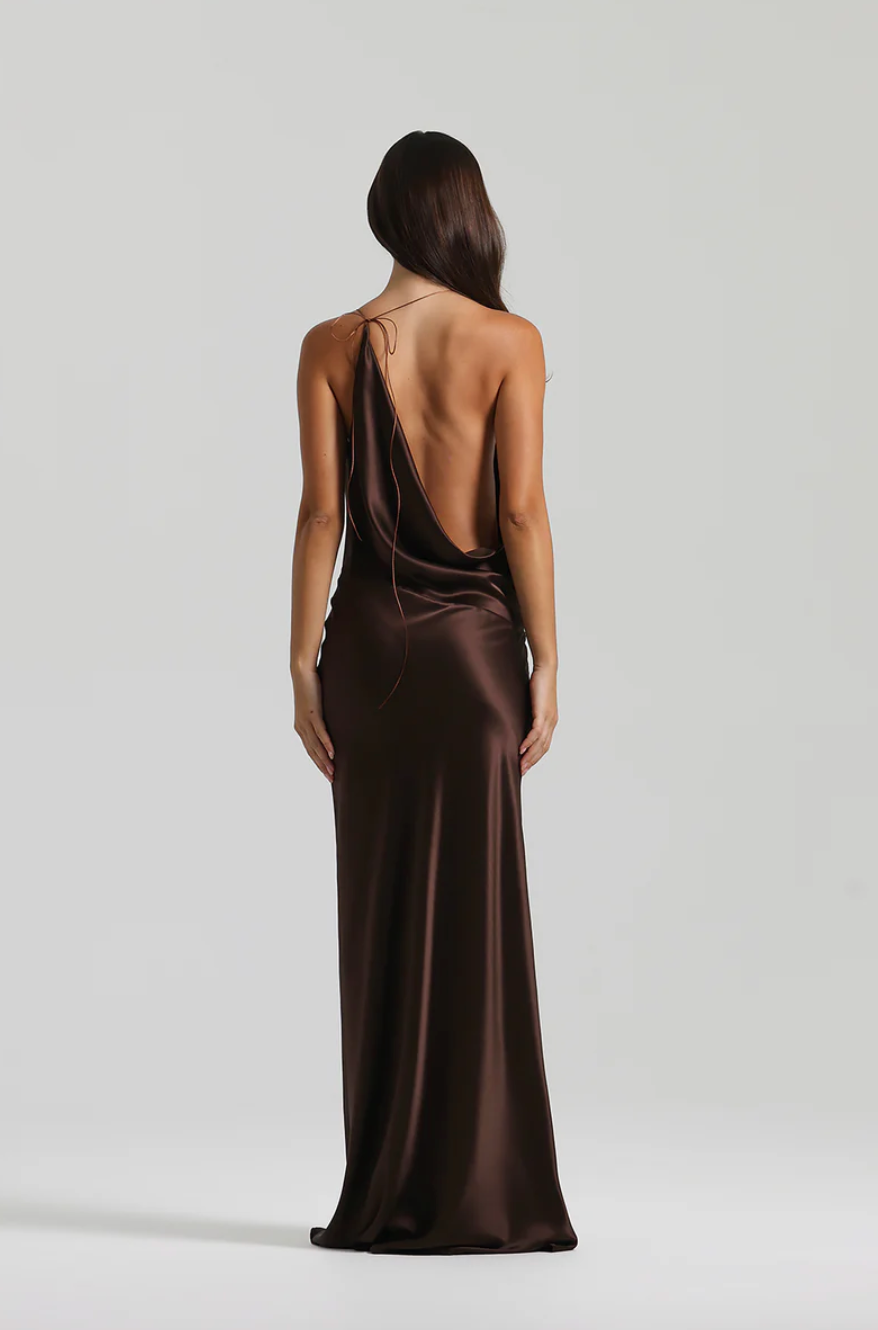 Natalie Rolt Gabi Gown in Espresso photo 2