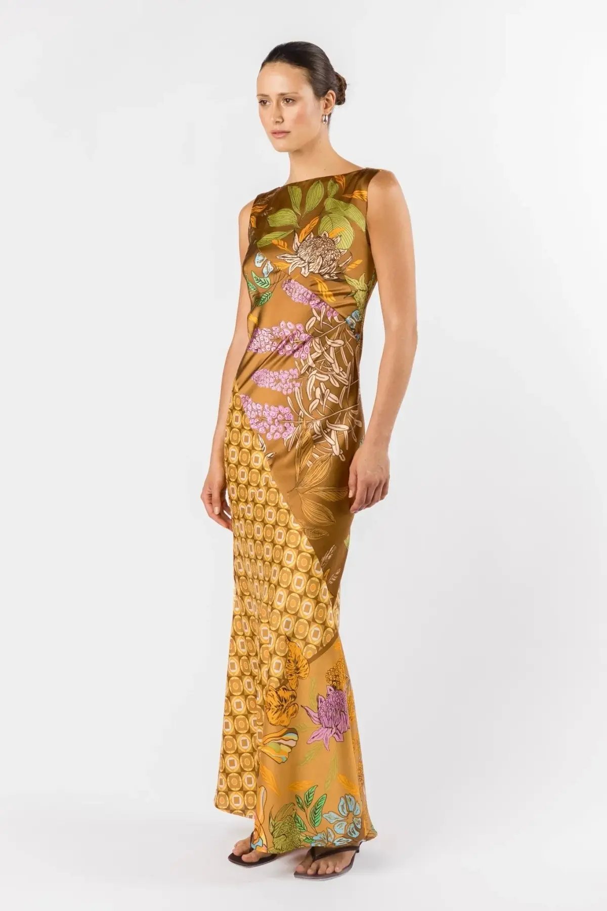 One Fell Swoop Fleur Monica Maxi-Koi No Mori Multi Size 6 photo 3