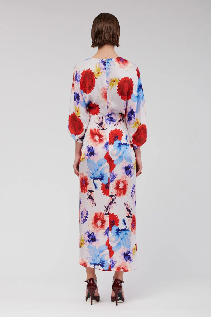 SUBOO AMIE ANGEL SLEEVE MAXI DRESS - PRINT photo 4
