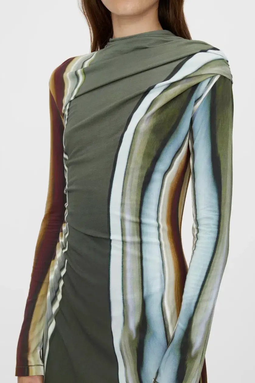 Camilla and Marc Elixir Dress Multi Print Size 8 photo 2