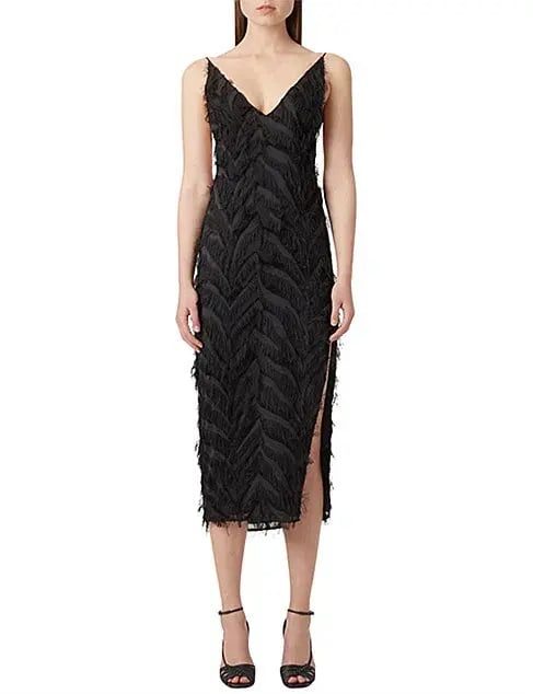 Camilla and Marc Farrah Fringed Dress Black Size 14 (Fits a 10) photo 3
