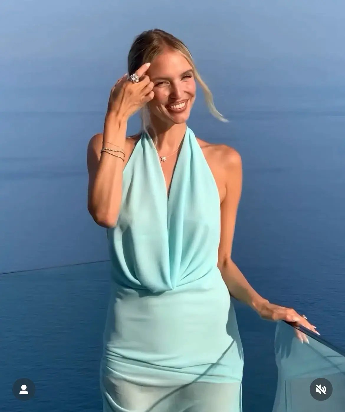 Natalie Rolt Anastasia Dress Baby Blue Size 1 / AU 8 photo 6
