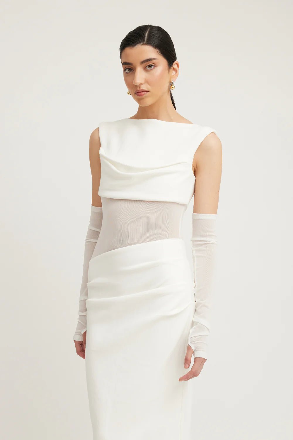 TOJHÀ IRENA DRESS - IVORY photo 2
