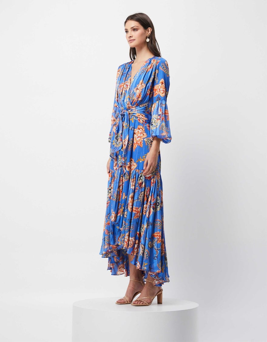 Elliatt Balance Dress, Blue Multi photo 3