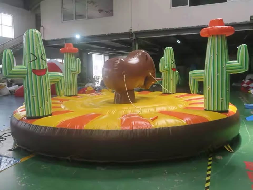🎉 Party Hire - Inflatable Bull Pull-Riding Rodeo Game photo 3