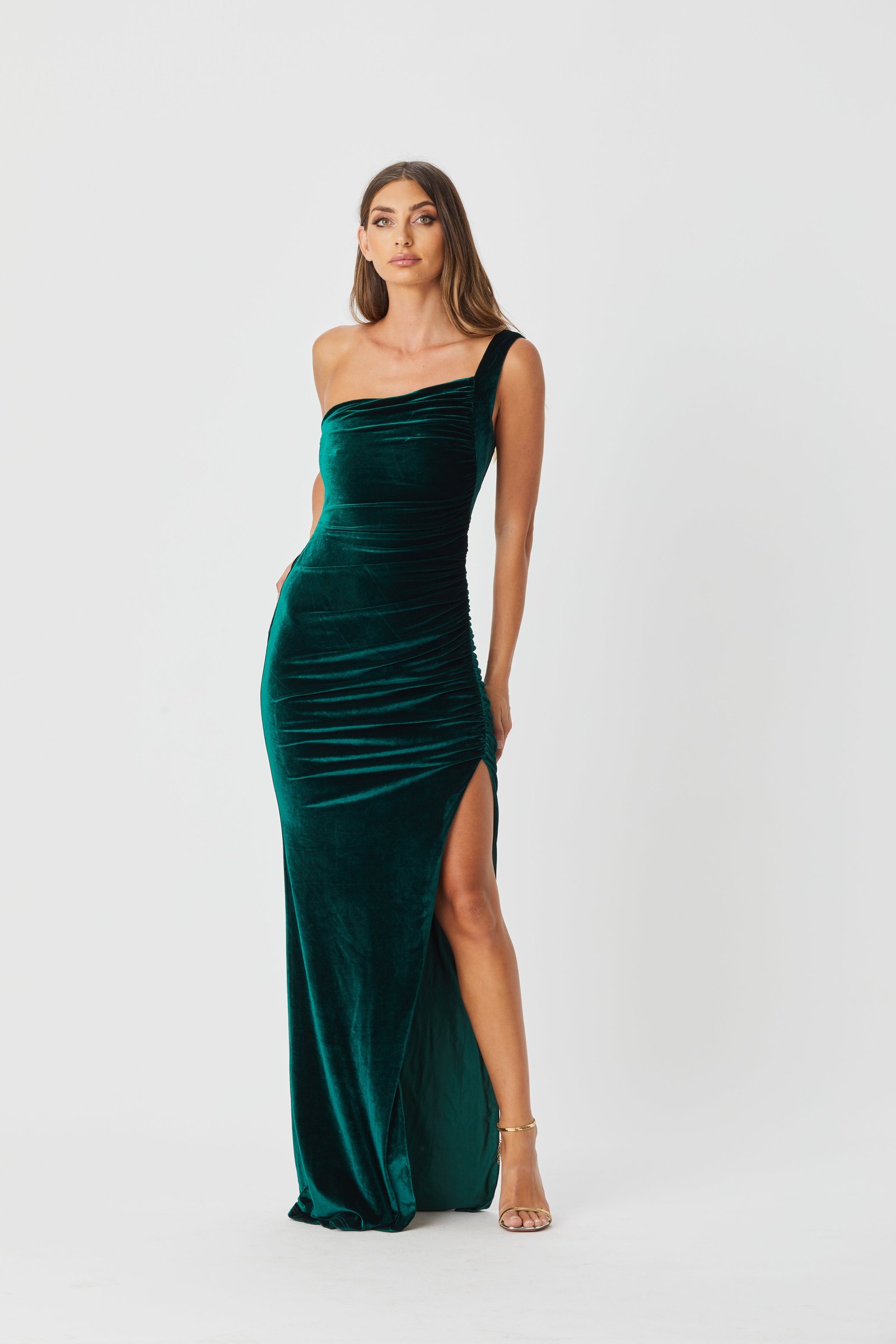 BIANCA & BRIDGETT NAYA DRESS - EMERALD photo 2