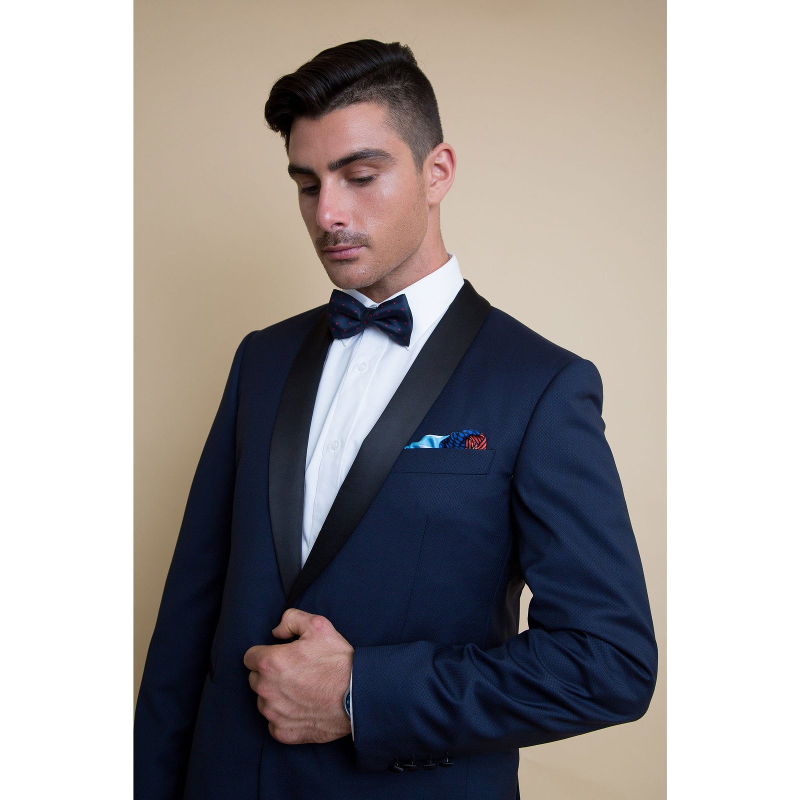 Boston Navy Shawl Dinner Jacket photo 2