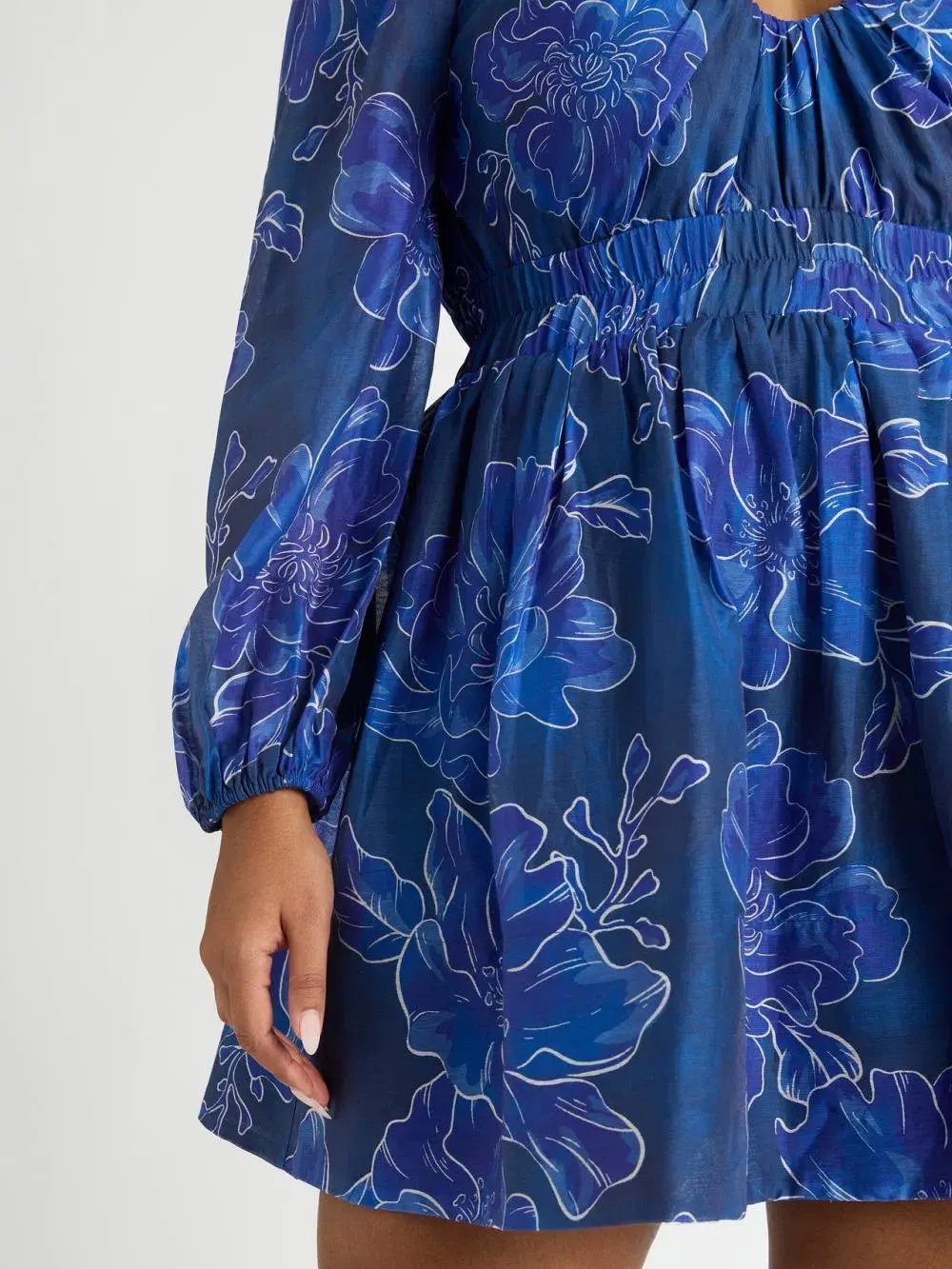 Sheike Tokyo Floral Mini Dress Blue Size 16 photo 3