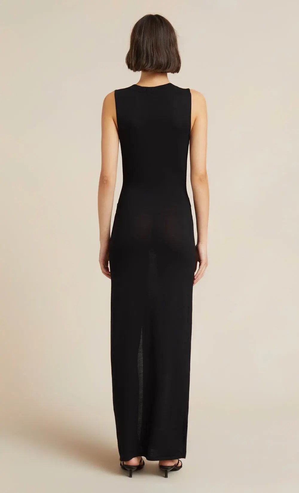 Bec & Bridge Janet Knit Maxi Dress Black Size 12 photo 2