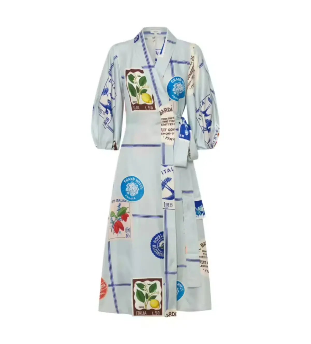Oroton Picnic Midi Dress Print Size AU 14 photo 4