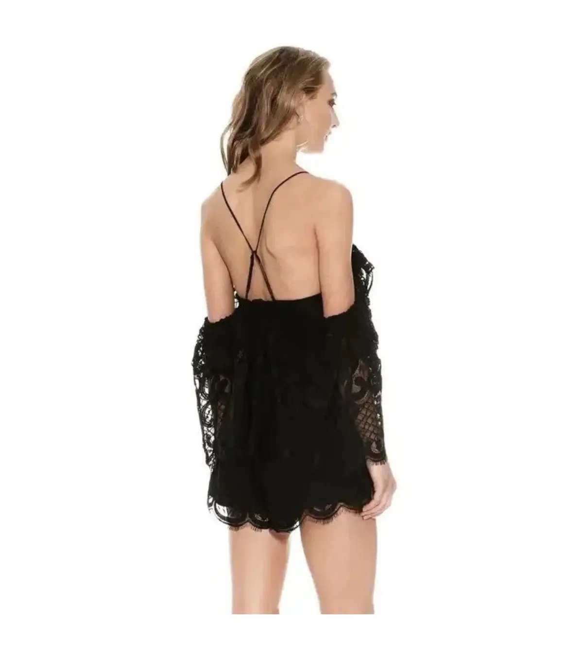 Alice McCall Lucy In The Sky Playsuit Black Size 8 photo 3