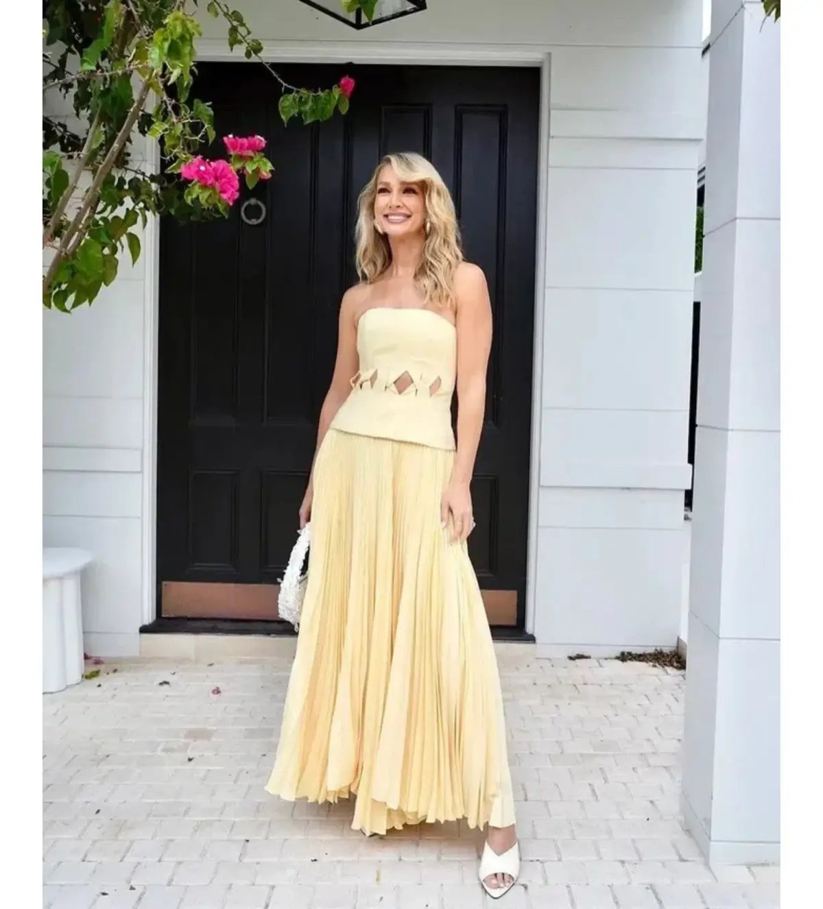 Acler Newbewick Maxi Dress in Lemon Sorbet Size AU 14 photo 3
